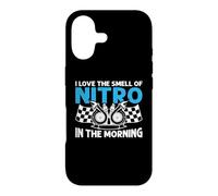 I Love The Smell of Nitro in The Morning Drag Racing Coque pour iPhone 17