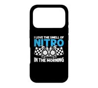 I Love The Smell of Nitro in The Morning Drag Racing Coque pour iPhone 17 Pro