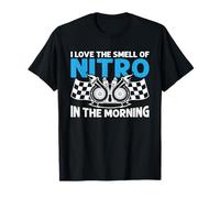 I Love The Smell of Nitro in The Morning Drag Racing T-Shirt