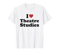 I Love Theatre Studies Student Major Graduation T-Shirt