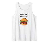 I Love This Product - Funny Small Bite Burger Cartoon Débardeur
