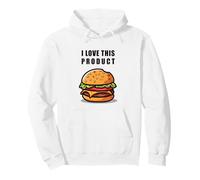 I Love This Product - Funny Small Bite Burger Cartoon Sweat à Capuche