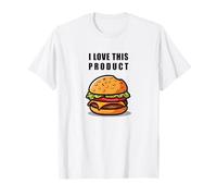 I Love This Product - Funny Small Bite Burger Cartoon T-Shirt