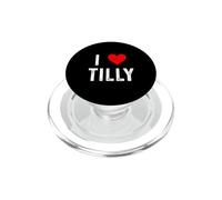 I Love Tilly Cœur Vieilli PopSockets PopGrip pour MagSafe