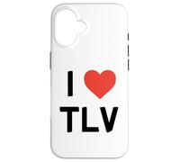 I Love TLV Tel Aviv, Israël Coque pour iPhone 16