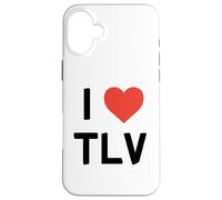 I Love TLV Tel Aviv, Israël Coque pour iPhone 16 Plus