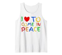 I Love To Come In Peace - I'm Peace Funny Matching Couple Débardeur