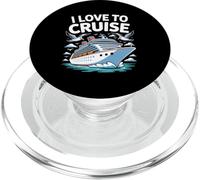 I Love To Cruise Oceanic Journey Escape PopSockets PopGrip pour MagSafe