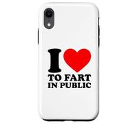 I Love to Fart in Public Coque pour iPhone XR