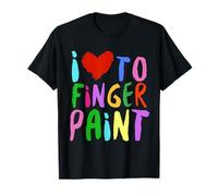 I Love to Finger Paint | Funny Couples Art Lover Tee T-Shirt