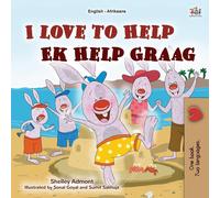 I Love To Help (English Afrikaans Bilingual Children's Book)