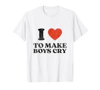 I Love To Make Boys Cry Dictée amusante fille T-Shirt