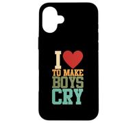 I Love to Make Boys Cry | Fatale Femme | Relation Coque pour iPhone 16 Plus
