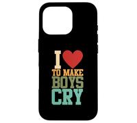 I Love to Make Boys Cry | Fatale Femme | Relation Coque pour iPhone 16 Pro