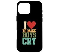 I Love to Make Boys Cry | Fatale Femme | Relation Coque pour iPhone 16 Pro Max