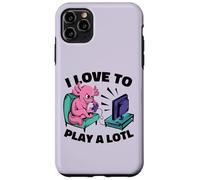 I Love to Play Alotl Axototl Jeu vidéo Amusant Coque pour iPhone 11 Pro Max