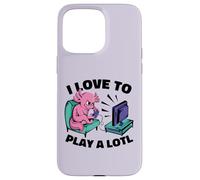 I Love to Play Alotl Axototl Jeu vidéo Amusant Coque pour iPhone 15 Pro Max