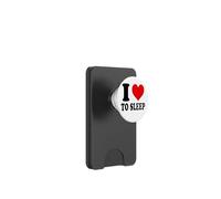 I Love to Sleep Naps Sleeping PopSockets PopWallet pour MagSafe
