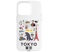 I Love Tokyo, Wonderful Tokyo Japan Childish Culture Doodles Coque pour iPhone 15 Pro Max