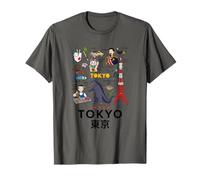 I Love Tokyo, Wonderful Tokyo Japan Childish Culture Doodles T-Shirt