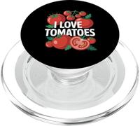 I Love Tomates Fresh Vegetable Passion PopSockets PopGrip pour MagSafe