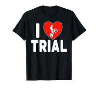 I Love Trial Acrobatic Extreme Moto Sport Trials T-Shirt