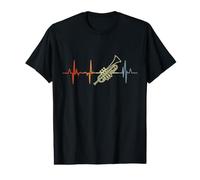 I Love Trumpet Music Trumpeter Jazz Music Marching Band T-Shirt Graphique avec Valeur