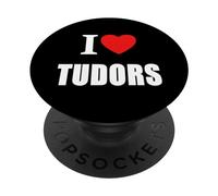 I Love Tudors for History Student Teachers and Historians. PopSockets PopGrip Adhésif