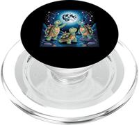 I Love Turtles Sea Costume Trois Tortues hurlant à la lune PopSockets PopGrip pour MagSafe