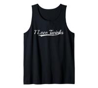 I Love Twinks Varsity Style Retro Bold Graphic Classic Débardeur