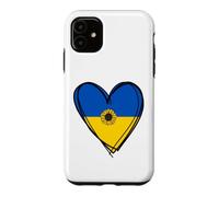 I Love Ukraine Cool Ukraine Drapeau Ukraine Cœur Ukrainian Mommy Pride Coque pour iPhone 11