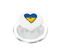 I Love Ukraine Cool Ukraine Drapeau Ukraine Cœur Ukrainian Mommy Pride PopSockets PopGrip pour MagSafe