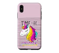 I Love Unicorns, Funny Cute Illustration Unicorn Graphic Coque pour iPhone XS Max