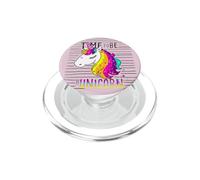 I Love Unicorns, Funny Cute Illustration Unicorn Graphic PopSockets PopGrip pour MagSafe
