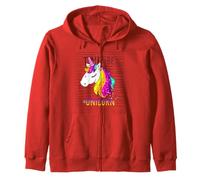 I Love Unicorns, Funny Cute Illustration Unicorn Graphic Sweat à Capuche