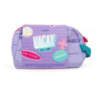 I LOVE Vacay All Day Coffret cadeau - Brume d'oreiller 40 ml de brillant à lèvres en forme de cœur 1,4 g, masque hydratant pour le visage 10 ml et lunettes de soleil en forme de cœur, soins des lèvres