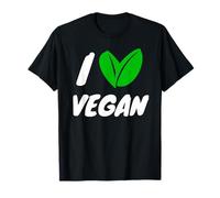 I Love Vegan - Plant Based Gift Vegetarian T-Shirt