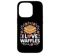 I Love Waffles Berry Breakfast Delight Morning Coque pour iPhone 14 Pro