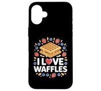 I Love Waffles Berry Breakfast Delight Morning Coque pour iPhone 16 Plus