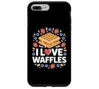 I Love Waffles Berry Breakfast Delight Morning Coque pour iPhone 7 Plus/8 Plus