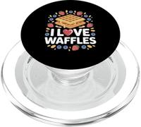 I Love Waffles Berry Breakfast Delight Morning PopSockets PopGrip pour MagSafe