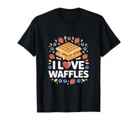 I Love Waffles Berry Breakfast Delight Morning T-Shirt