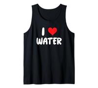 I Love Water - Ocean River Rain Drink Drink Débardeur