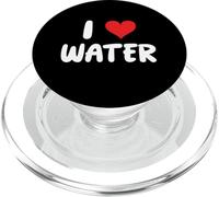 I Love Water - Ocean River Rain Drink Drink PopSockets PopGrip pour MagSafe