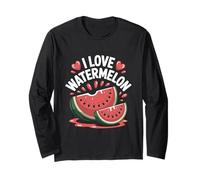 I Love Watermelon Slice Juicy Heart Manche Longue