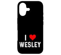 I Love Wesley Cœur Vieilli Coque pour iPhone 17