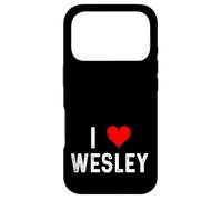 I Love Wesley Cœur Vieilli Coque pour iPhone 17 Pro