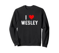 I Love Wesley Cœur Vieilli Sweatshirt