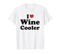 I Love Wine Cooler T-Shirt