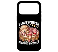 I Love Winter Dog Graphic for Mom Golden Retriever Christmas Coque pour iPhone 17 Pro Max